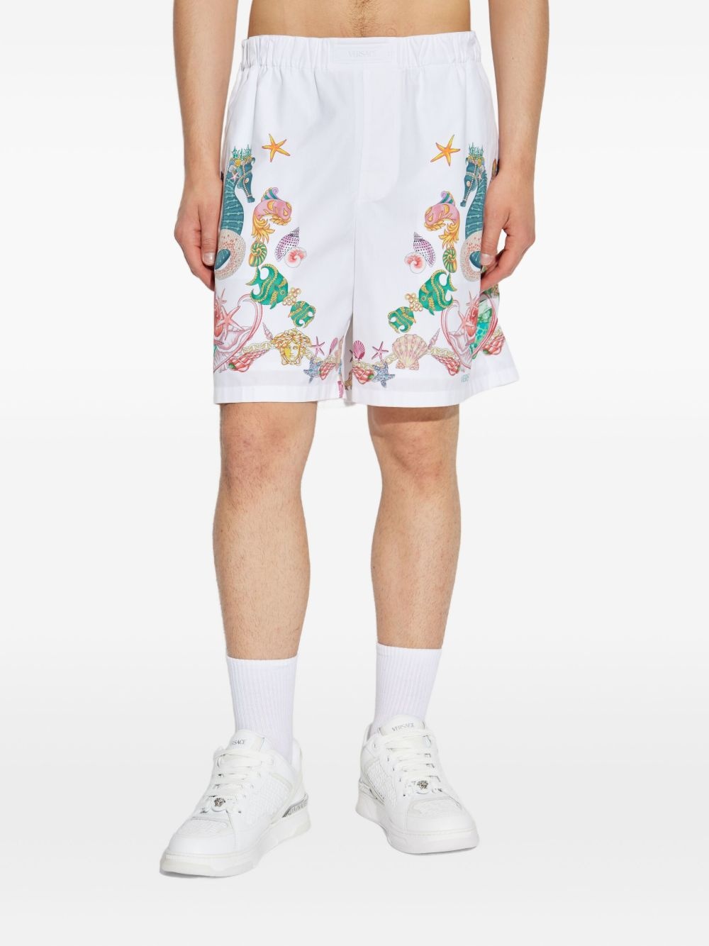 graphic-print shorts - 3