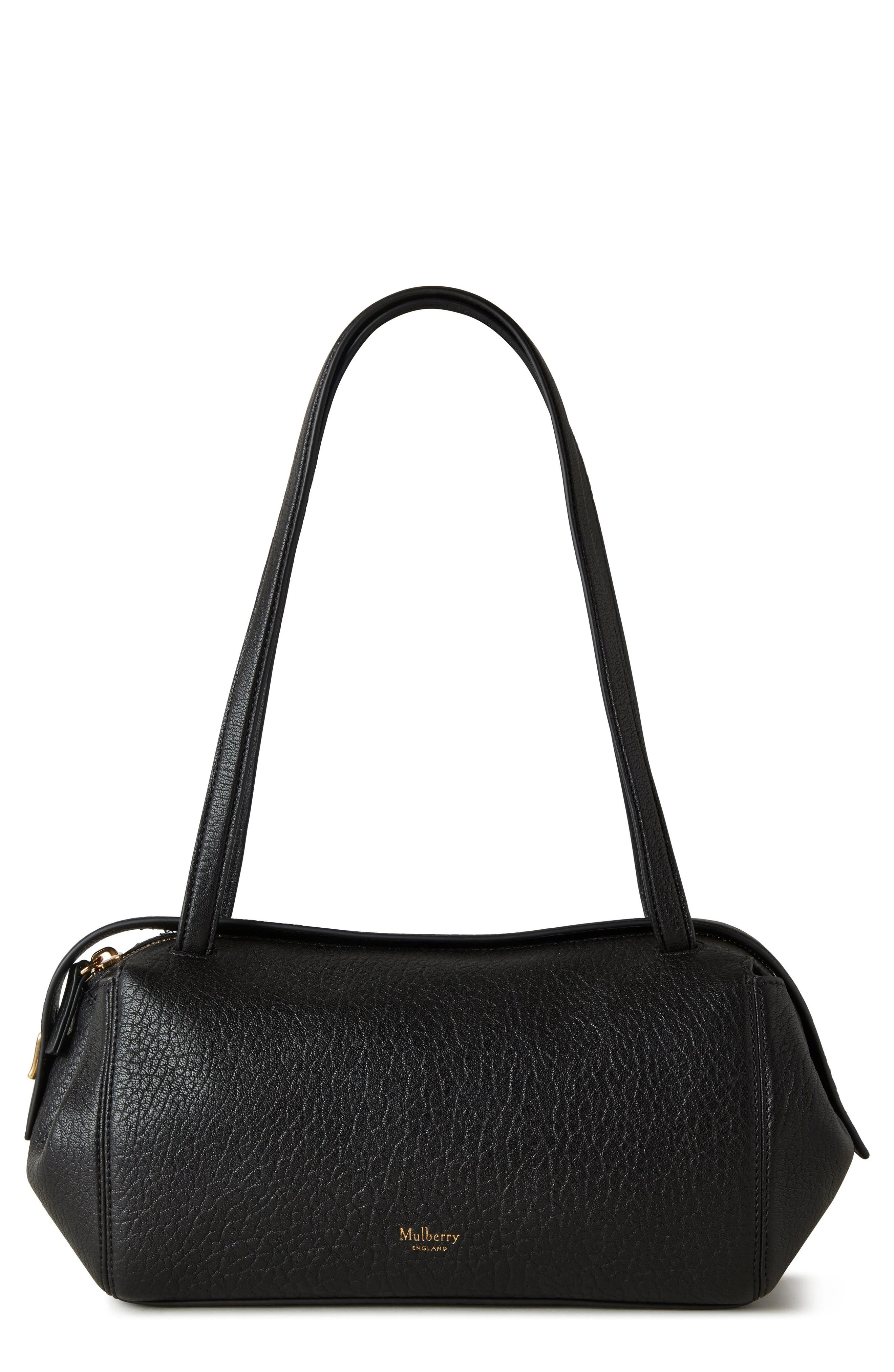 Mulberry Small Meadow Leather Shoulder Bag in Black at Nordstrom - 1