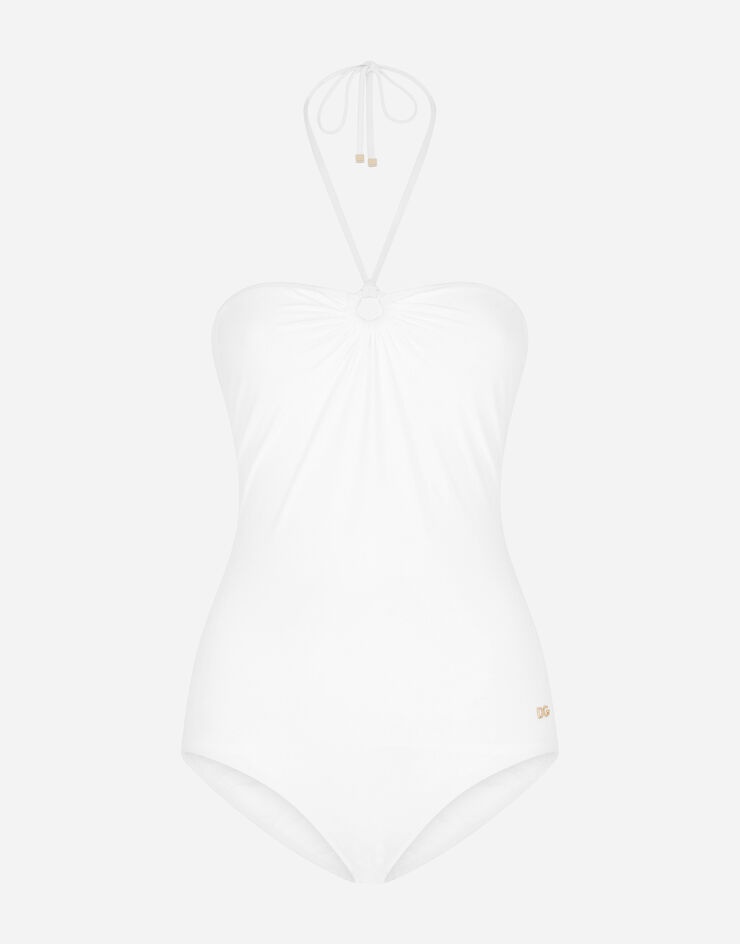 One-piece swimsuit with laces - 1
