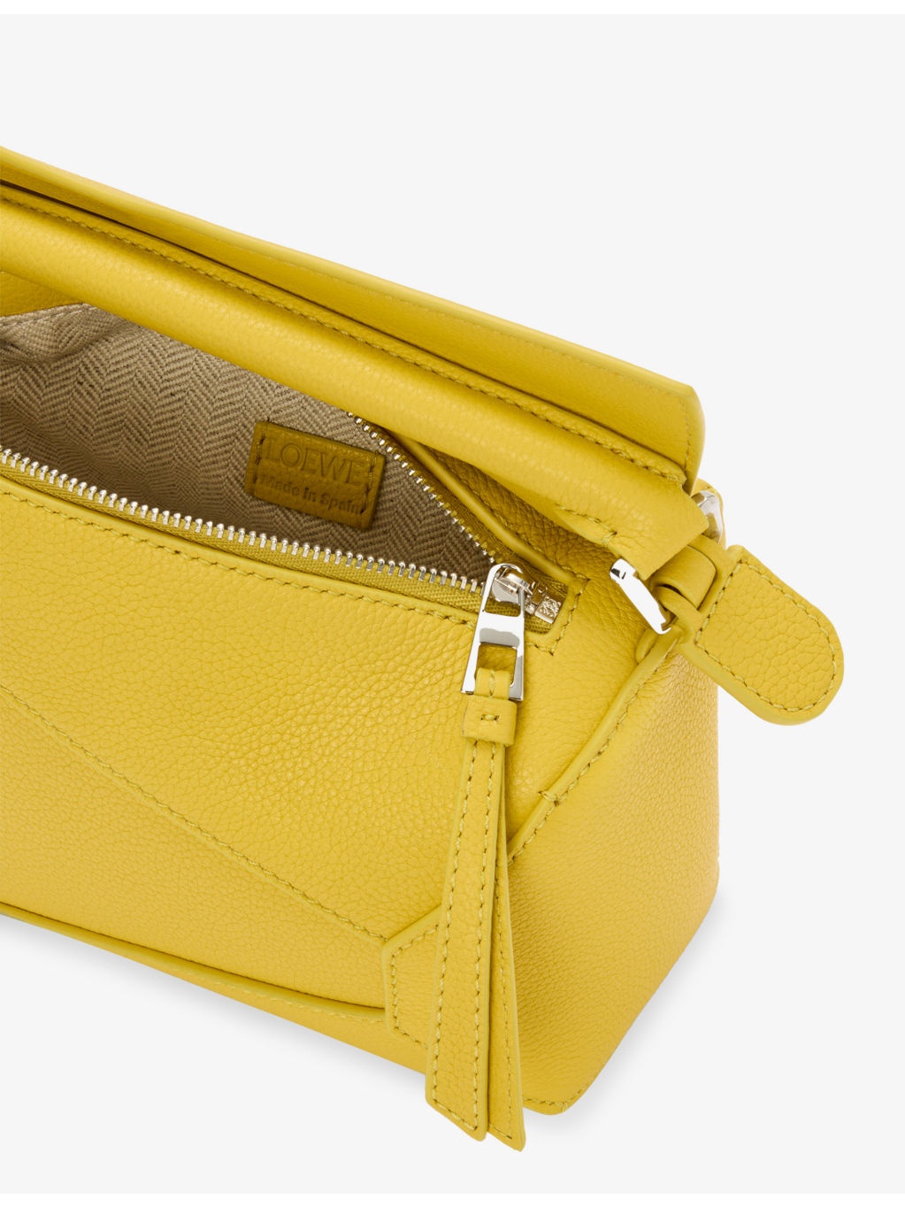 Puzzle Edge Mini Leather Cross-Body Bag - 4