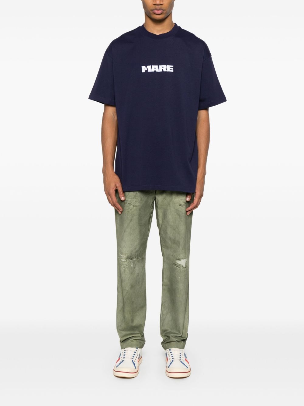logo-embroidered T-shirt - 2