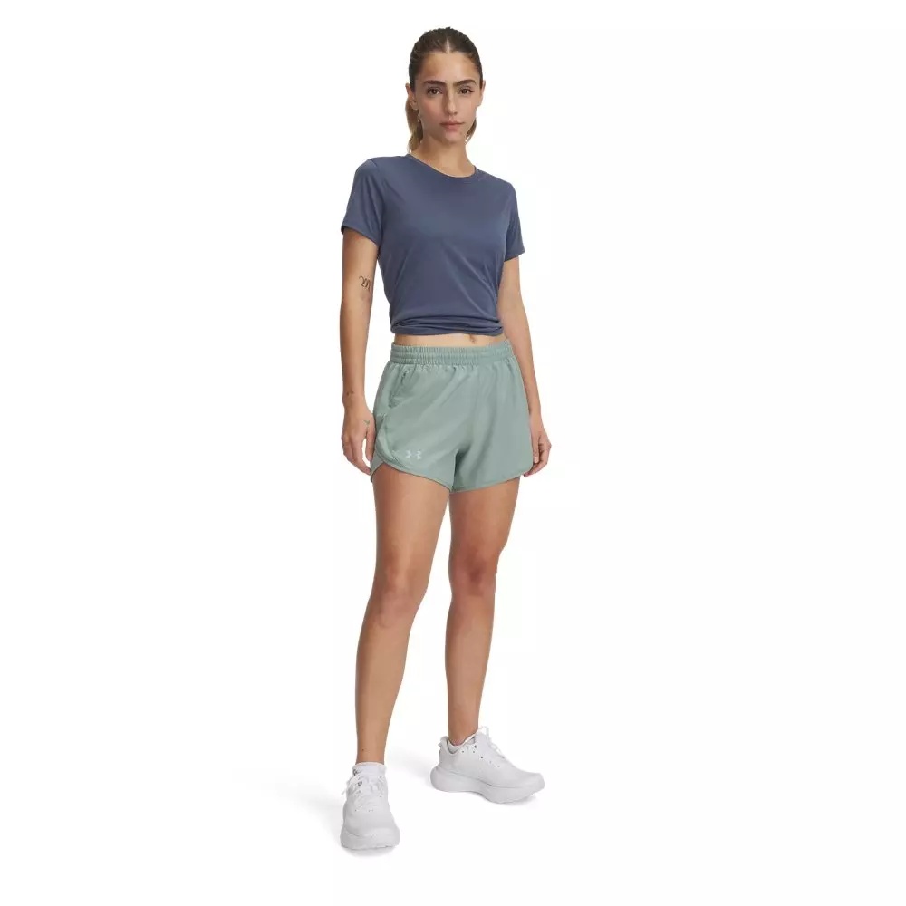 Women's Fly-By 3" Shorts -Green - 3