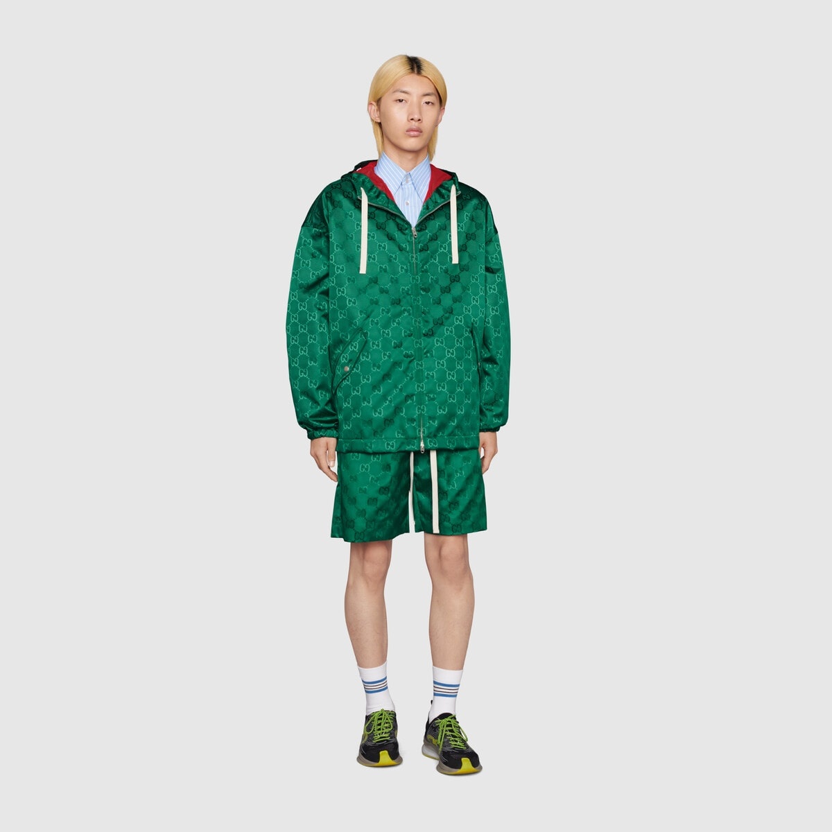 Water repellent GG canvas jacket - 2