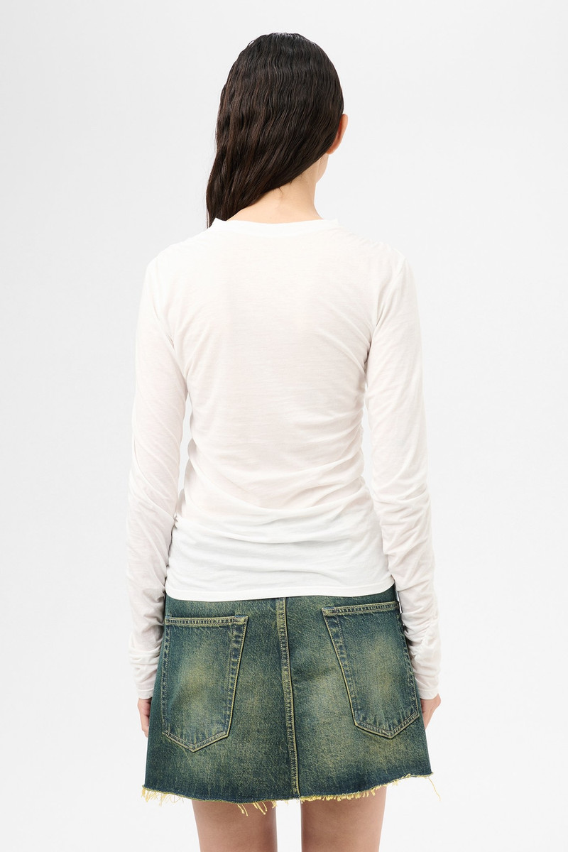 Strain Slim Longsleeve White Para Cotton 5