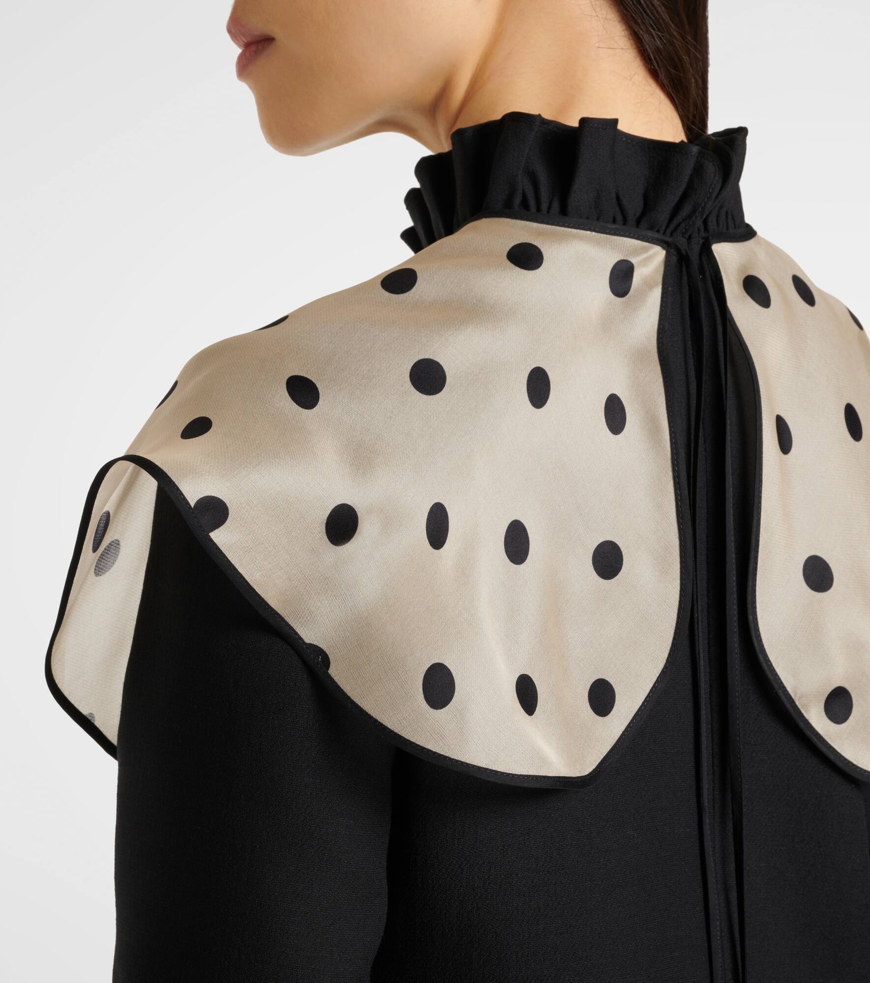 Crepe Couture polka-dot minidress - 6