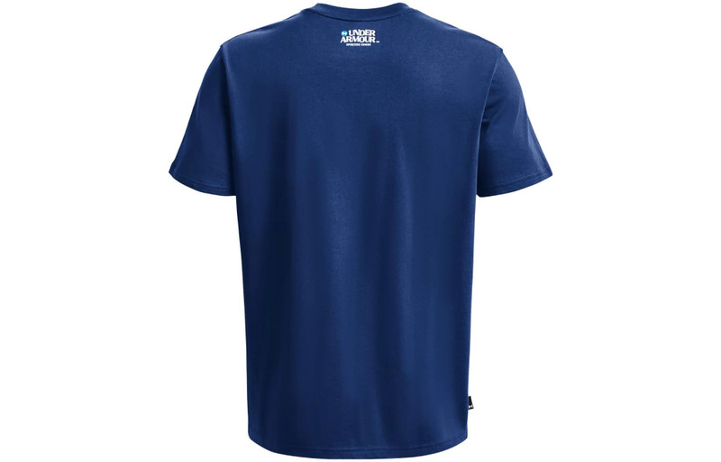 Under Armour Under Armour Heavyweight T-shirt 'Blue' 1376836-471 outlook