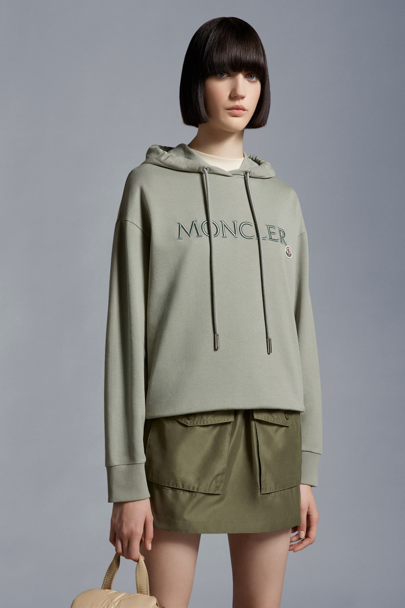 Moncler Embroidered Logo Hoodie outlook