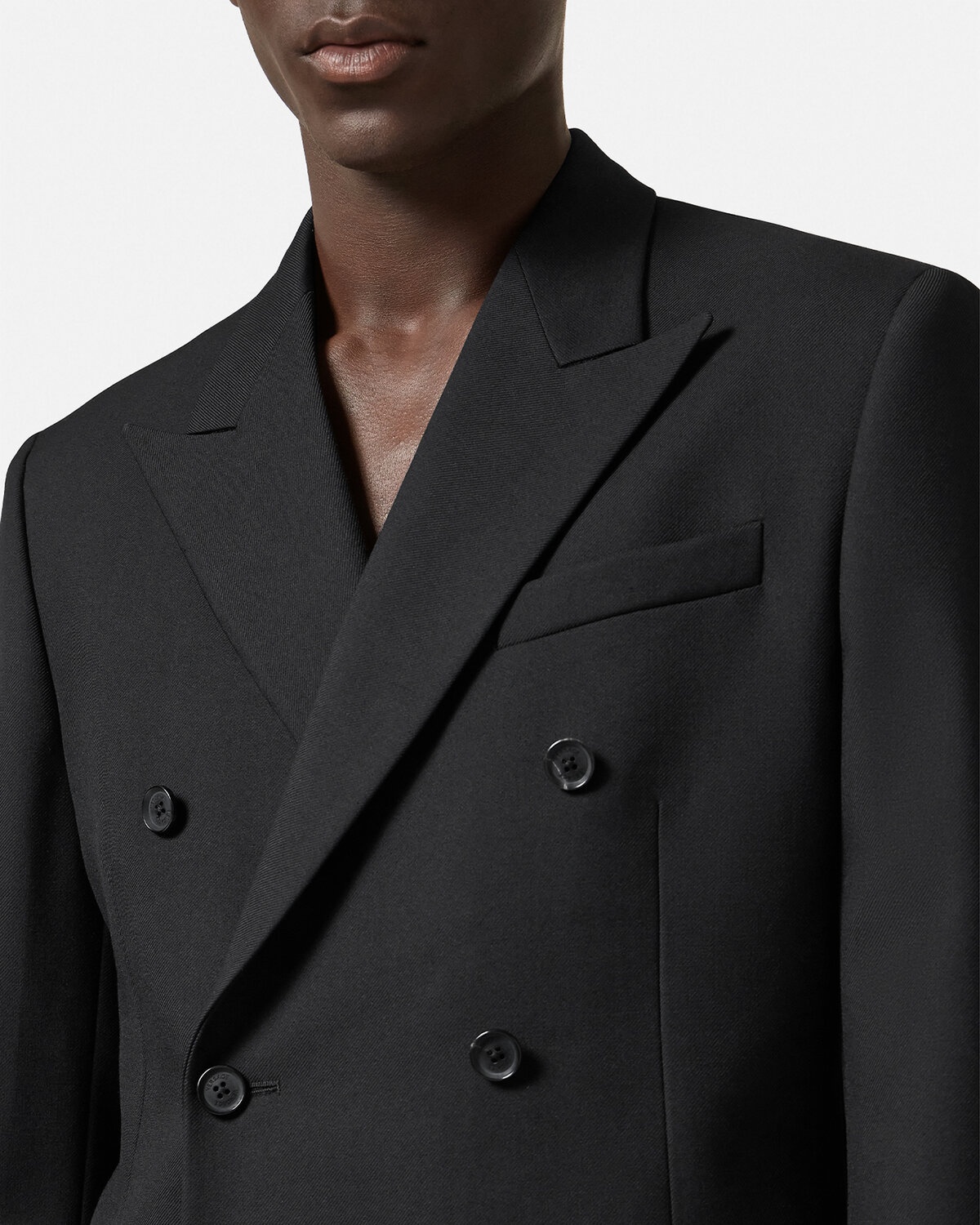 Wool Double-Breasted Blazer - 5