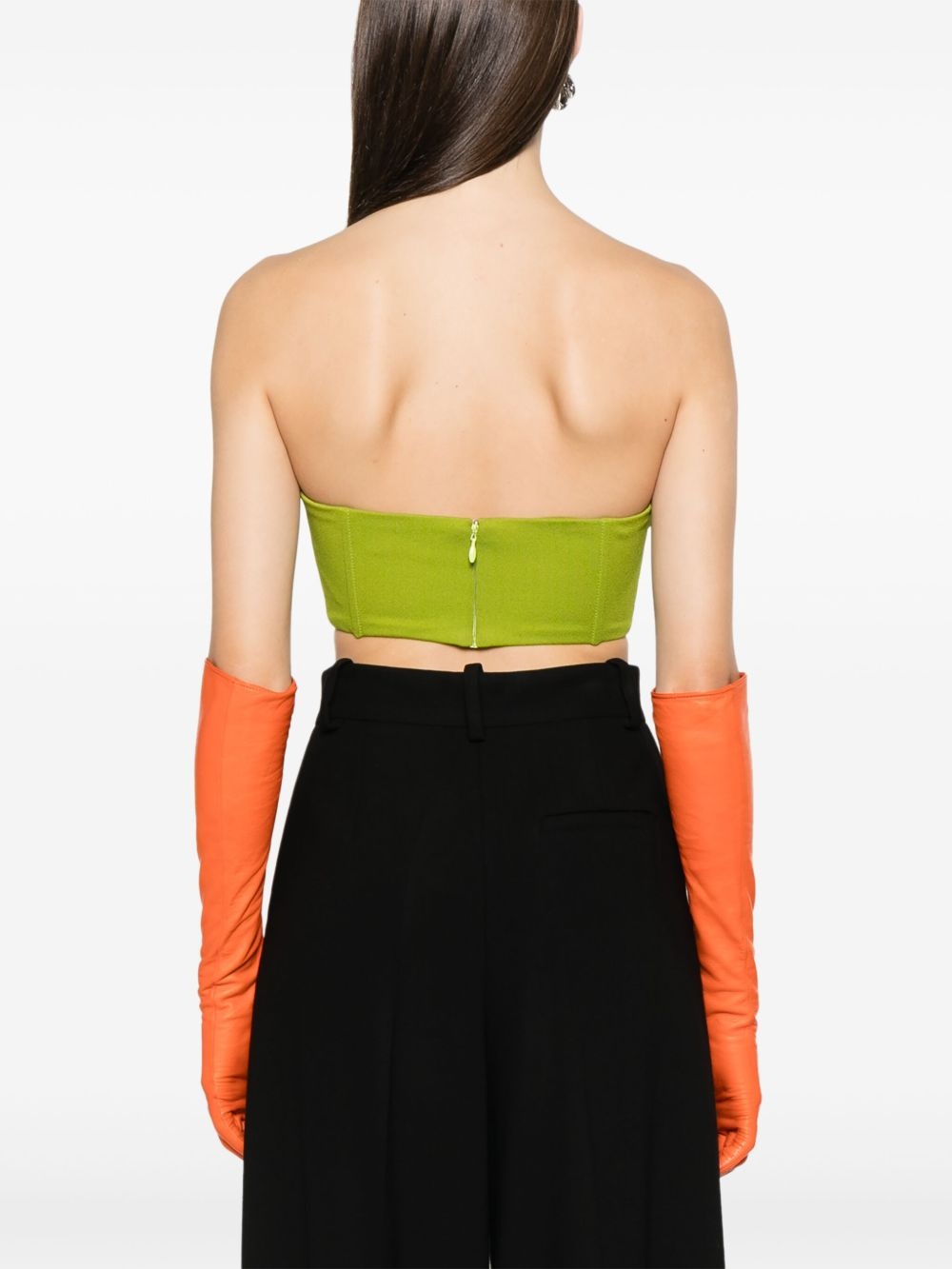 conical-cup crop top - 4