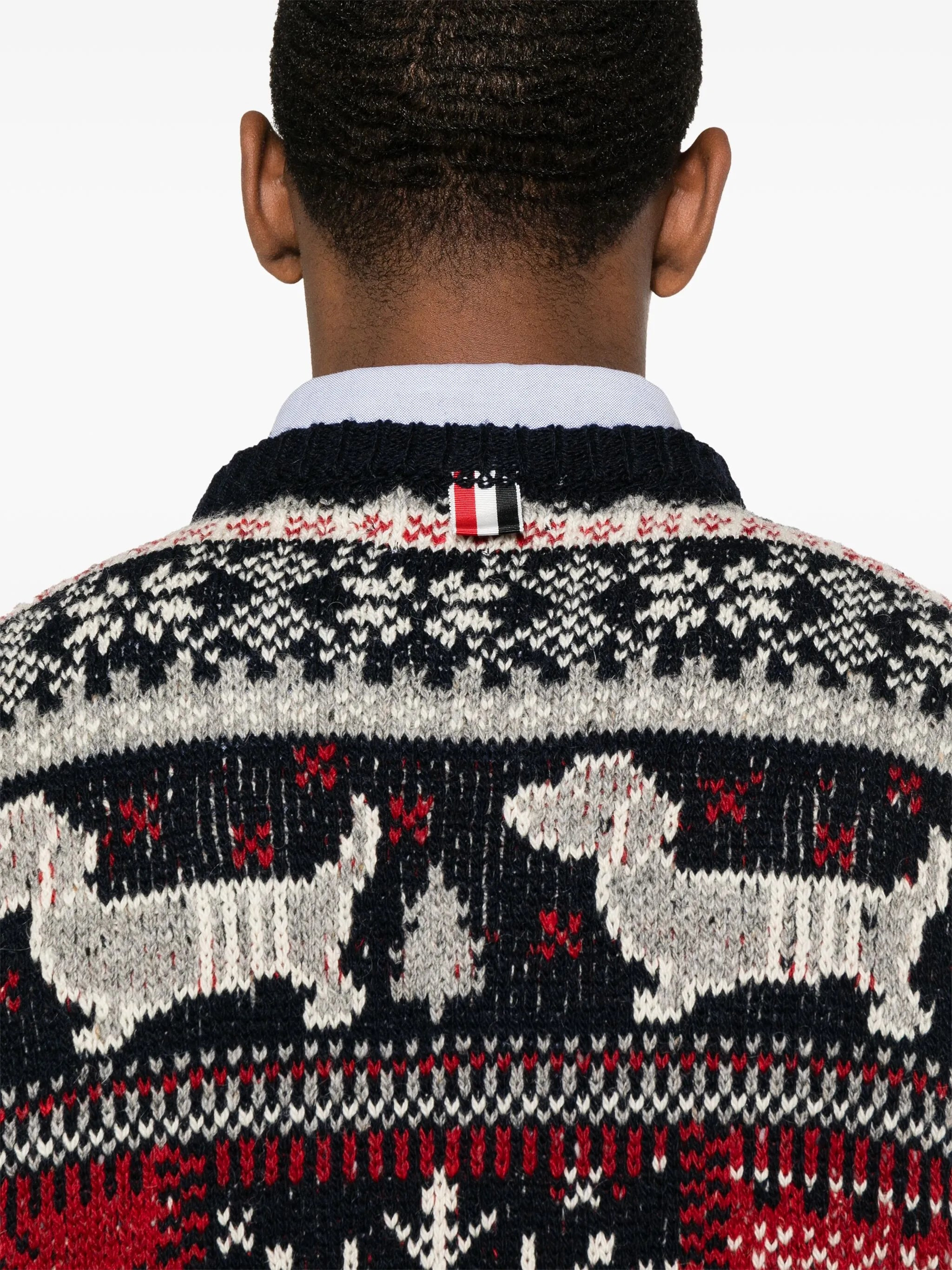 fair isle intarsia jumper - 5