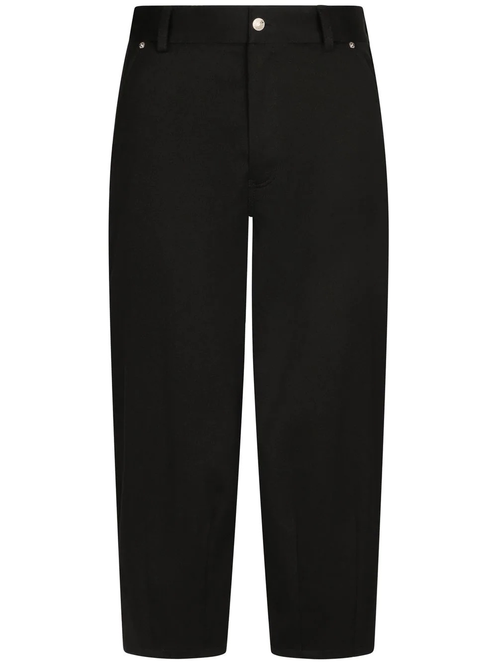 logo plaque straight-leg trousers - 1