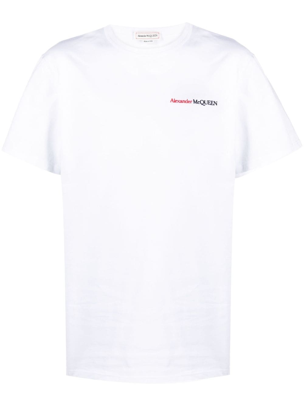 Alexander McQueen logo-print short-sleeved shirt - Grey