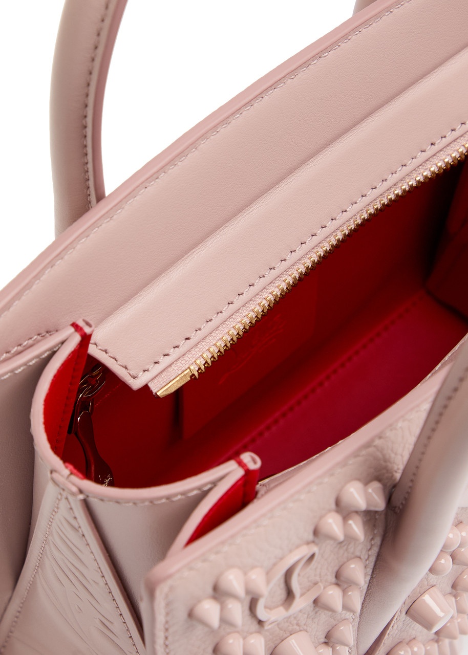 Christian Louboutin Paloma Embellished Mini Leather top Handle bag - 4