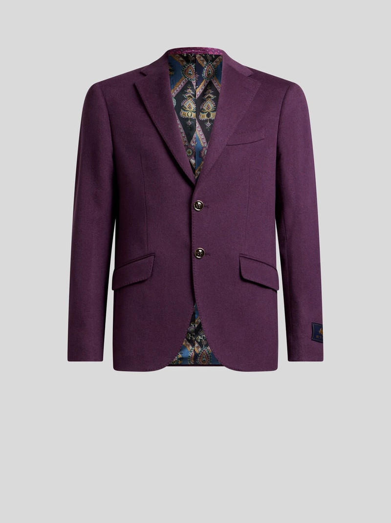 SINGLE-BREASTED CASHMERE JACKET 1