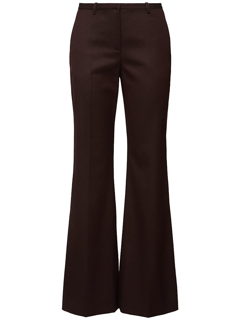 Lyra stretch viscose flared pants - 1