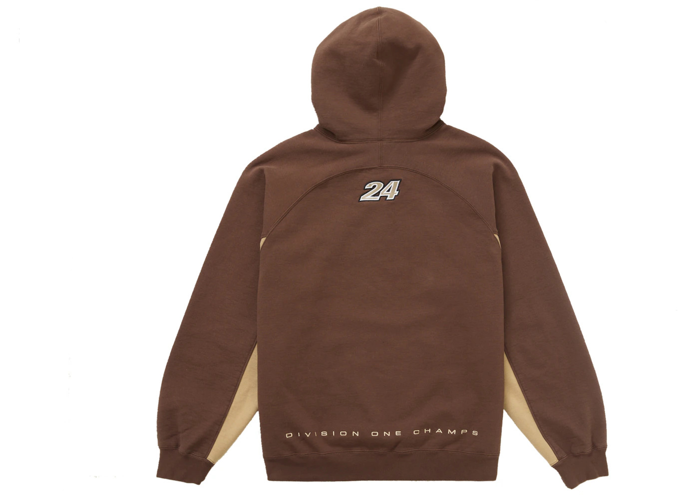 Supreme Division Hooded Sweatshirt Brown - 2