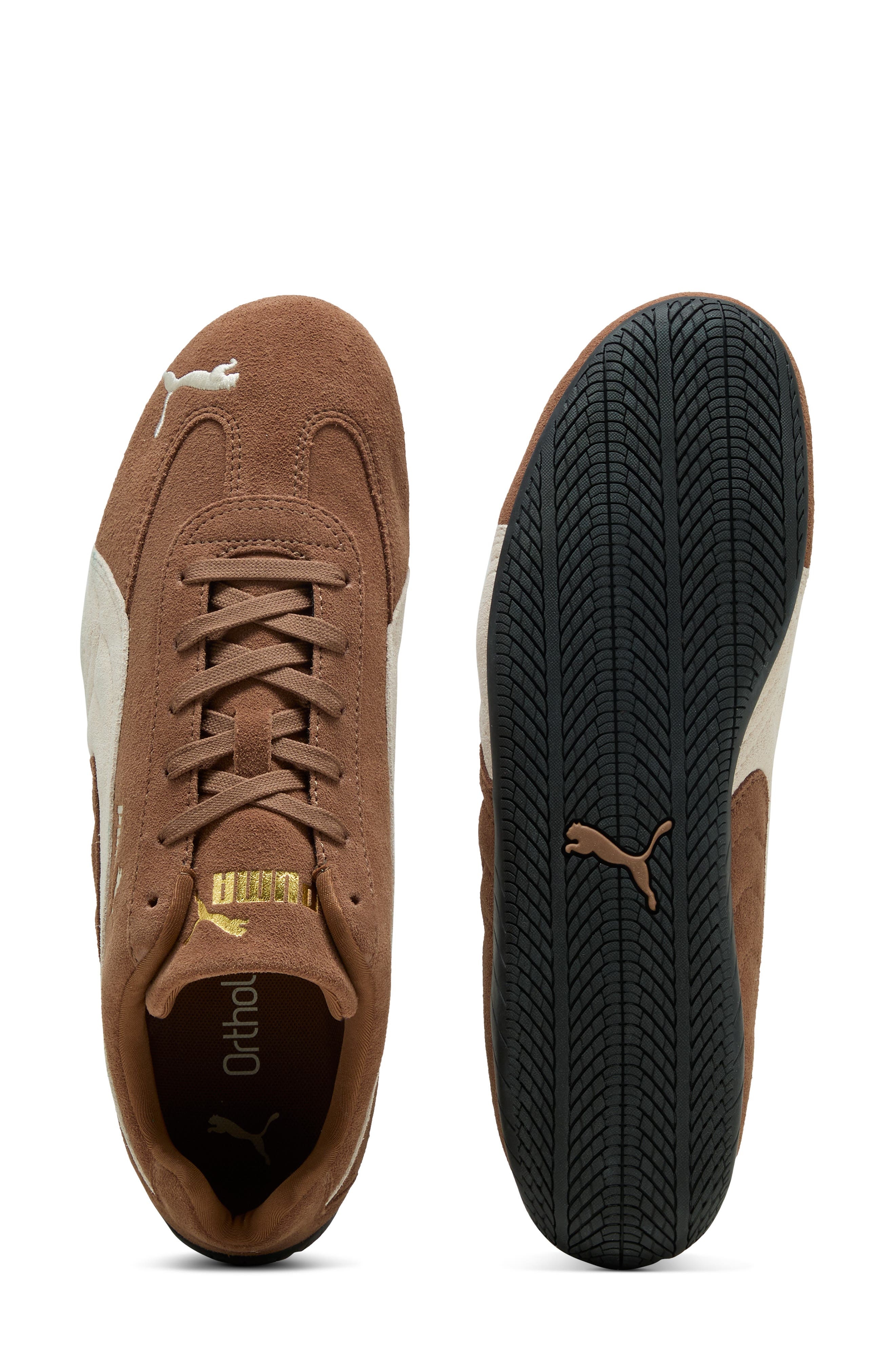 PUMA Speedcat OG Sneaker in Haute Coffee-Frosted Ivory at Nordstrom - 5