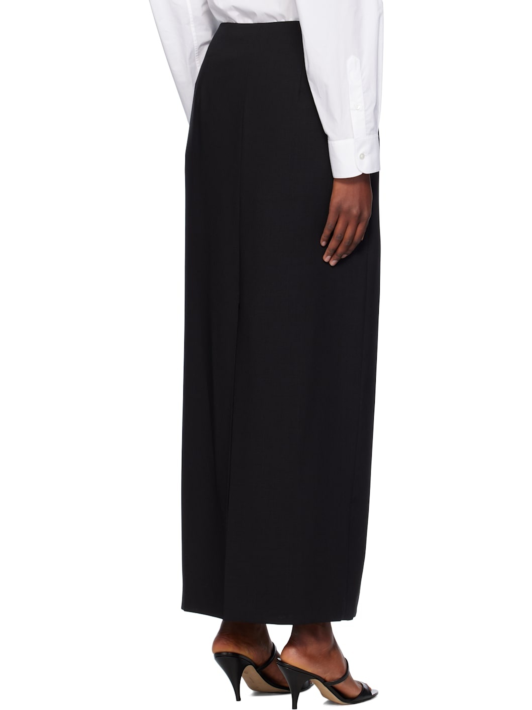 Black Valeria Maxi Skirt - 3