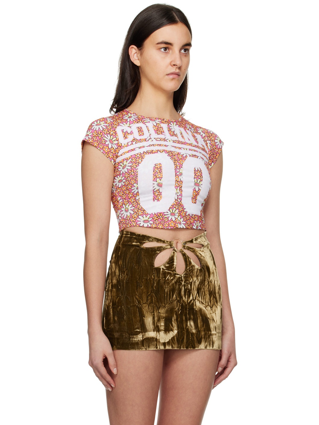 Pink Hi-Liter Floral T-Shirt - 2