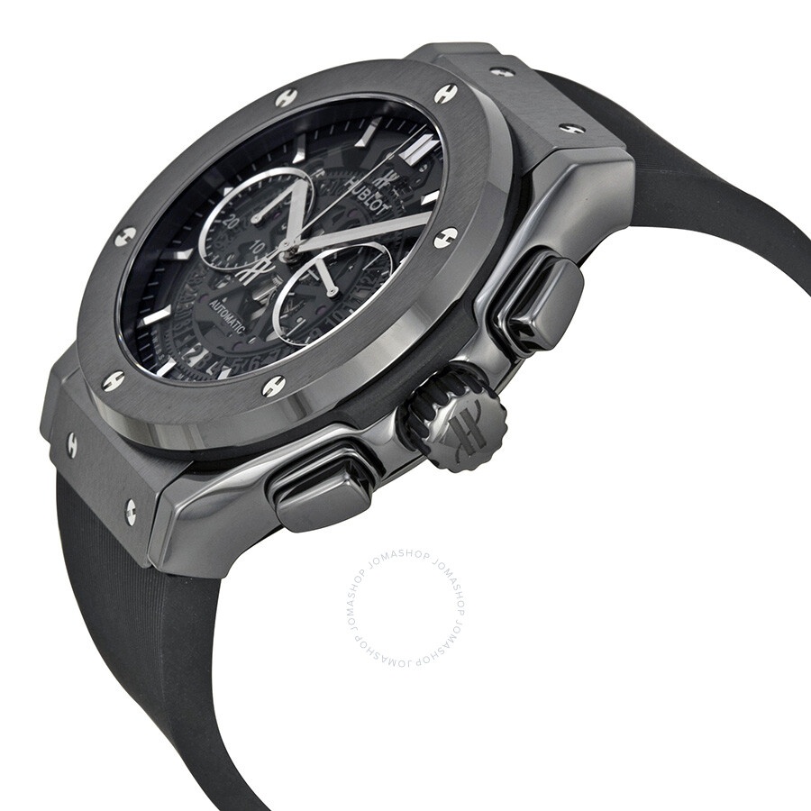 Hublot Classic Fusion Aerofusion Chronograph Automatic Black Magic Skeleton Dial Men's Watch 525.CM. - 2