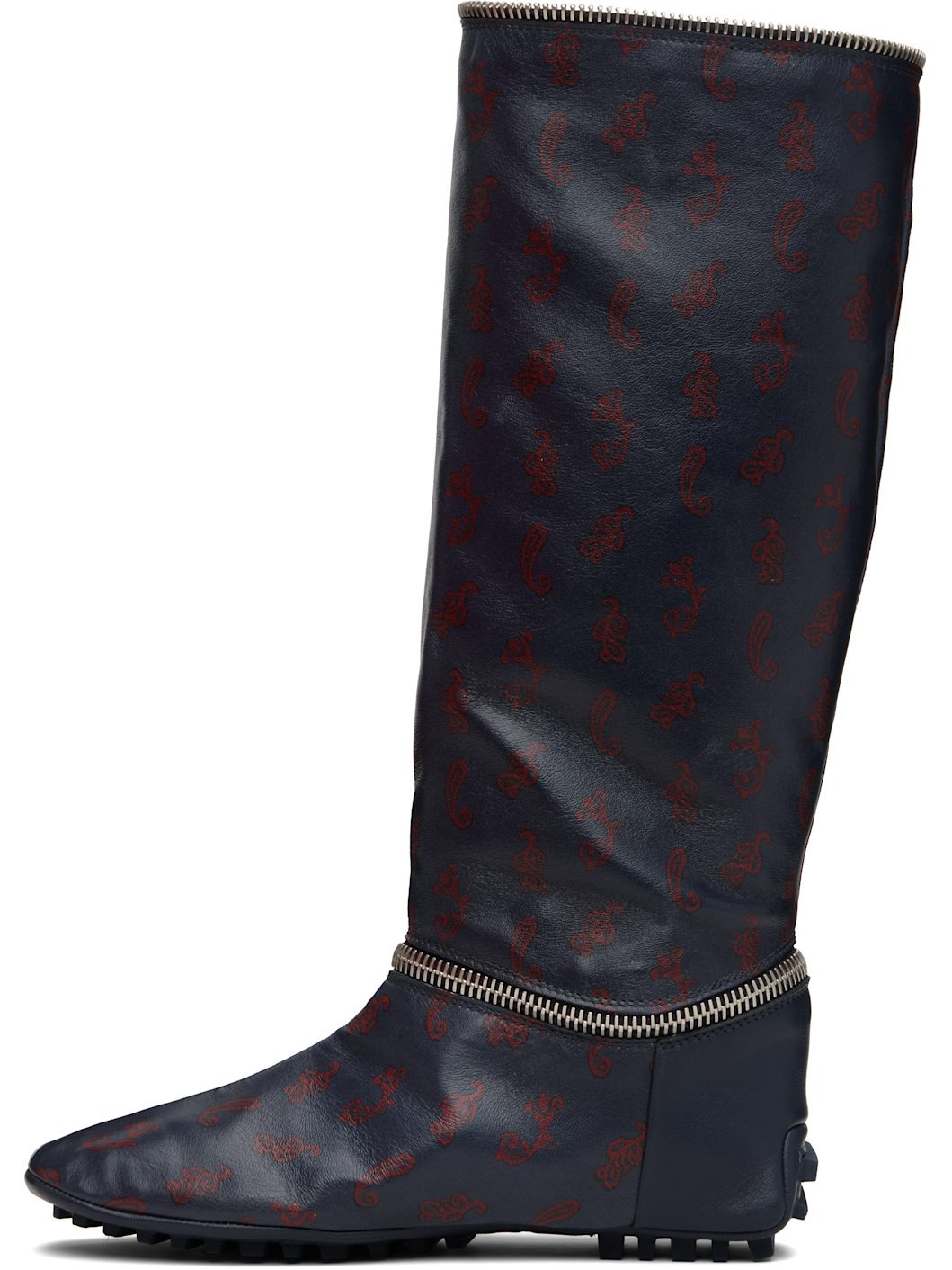 Navy Modular Driving Boots - 3