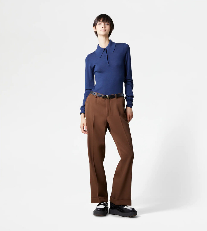 Tod's KNITTED BODYSUIT - BLUE outlook