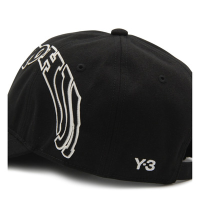 adidas black and white cotton baseball cap outlook
