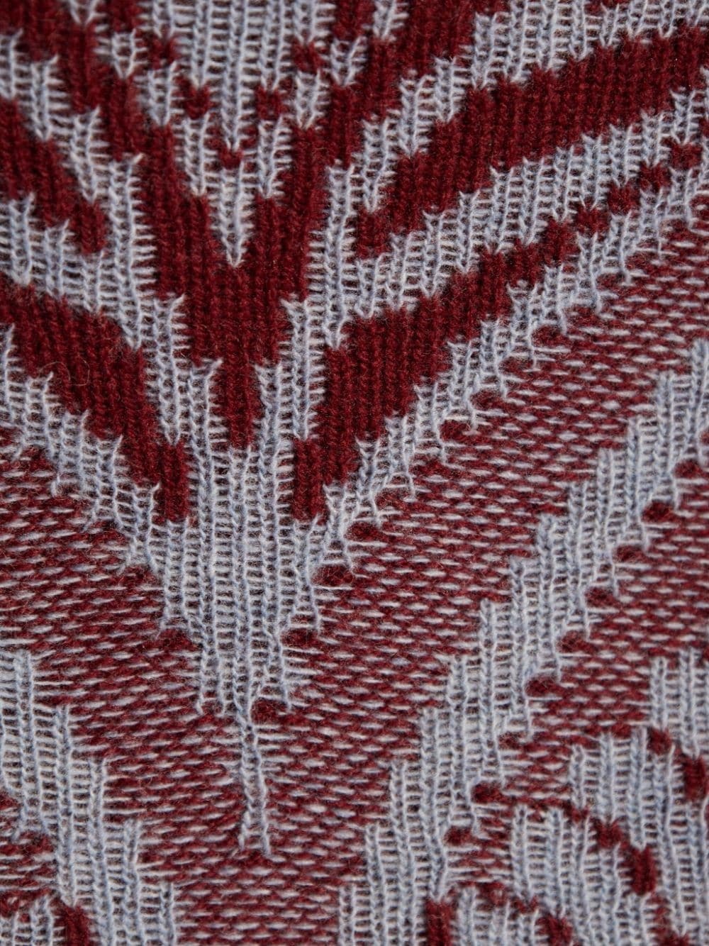 intarsia-knit wool skirt - 5