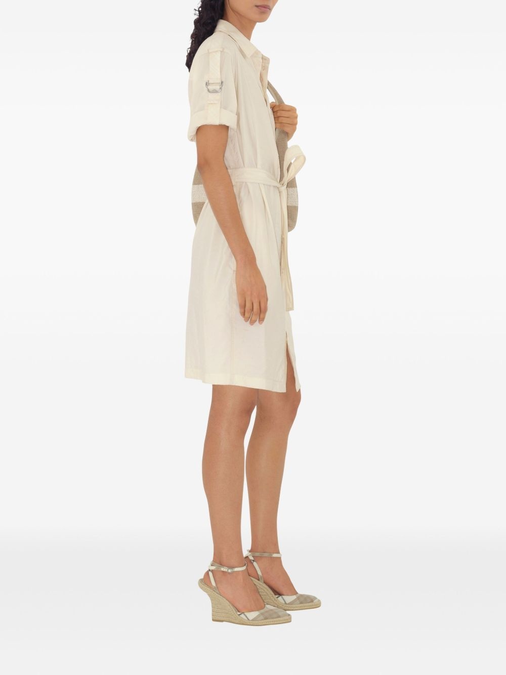 EKD-embroidered shirt dress - 3