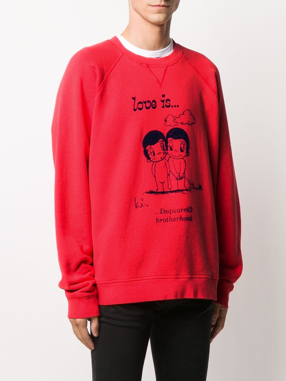 Love Is... print sweatshirt - 3