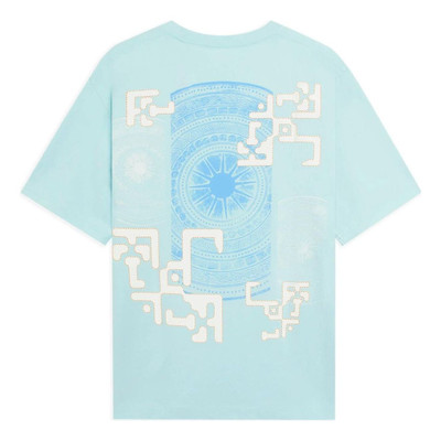 Li-Ning Li-Ning Geometry Graphic T-shirt 'Light Blue' AHSSB29-2 outlook