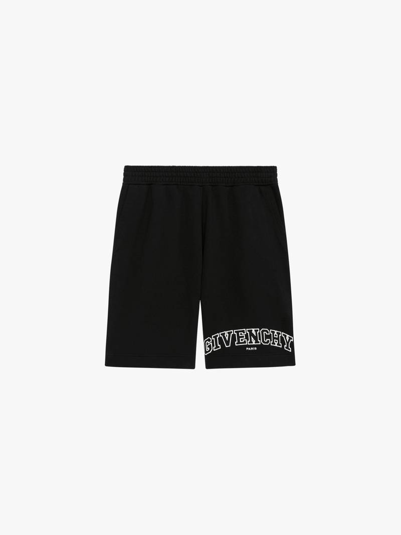 GIVENCHY COLLEGE BERMUDA SHORTS IN FLEECE - 1