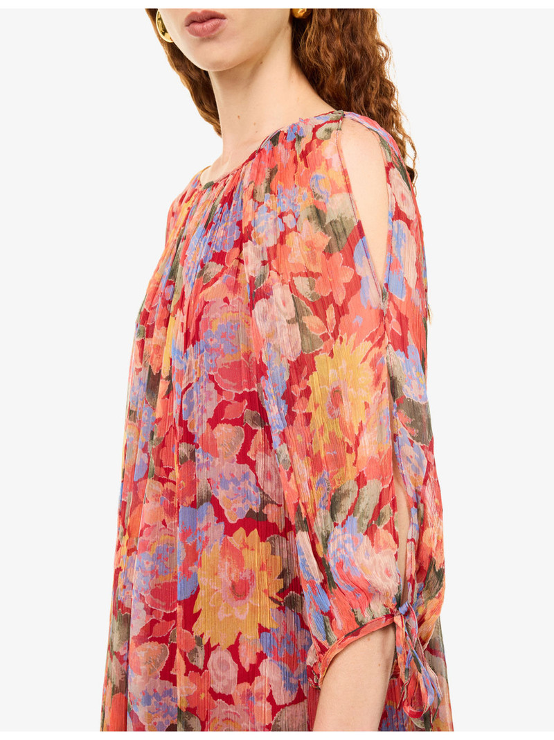 Hayden Floral Chiffon Maxi Dress 5