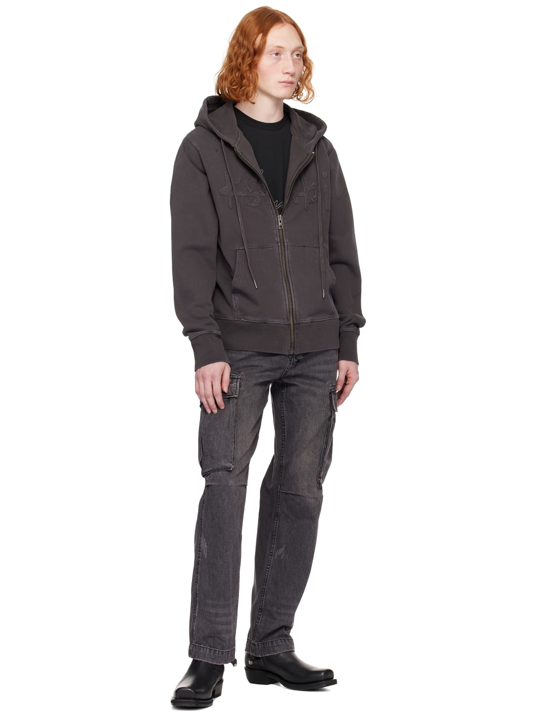 Black Riot Cargo Jeans - 4