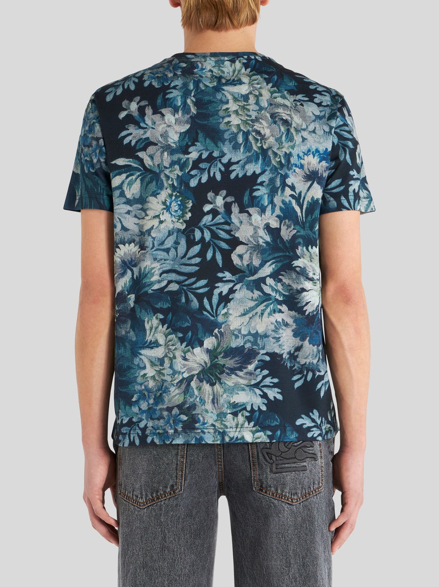 FLORAL PRINT T-SHIRT - 4