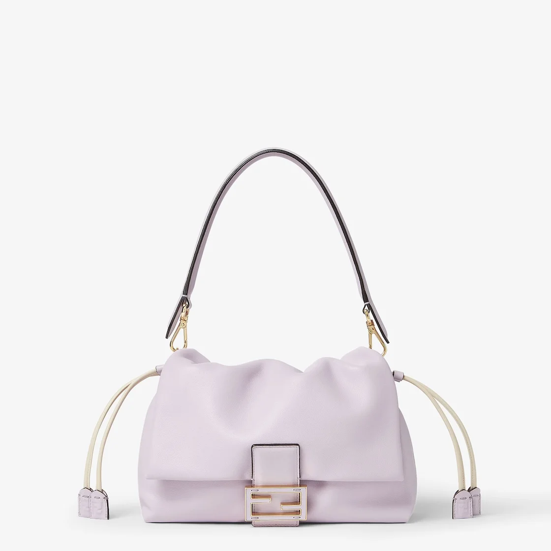 Mamma Baguette Medium Anemone purple nappa leather bag - 1