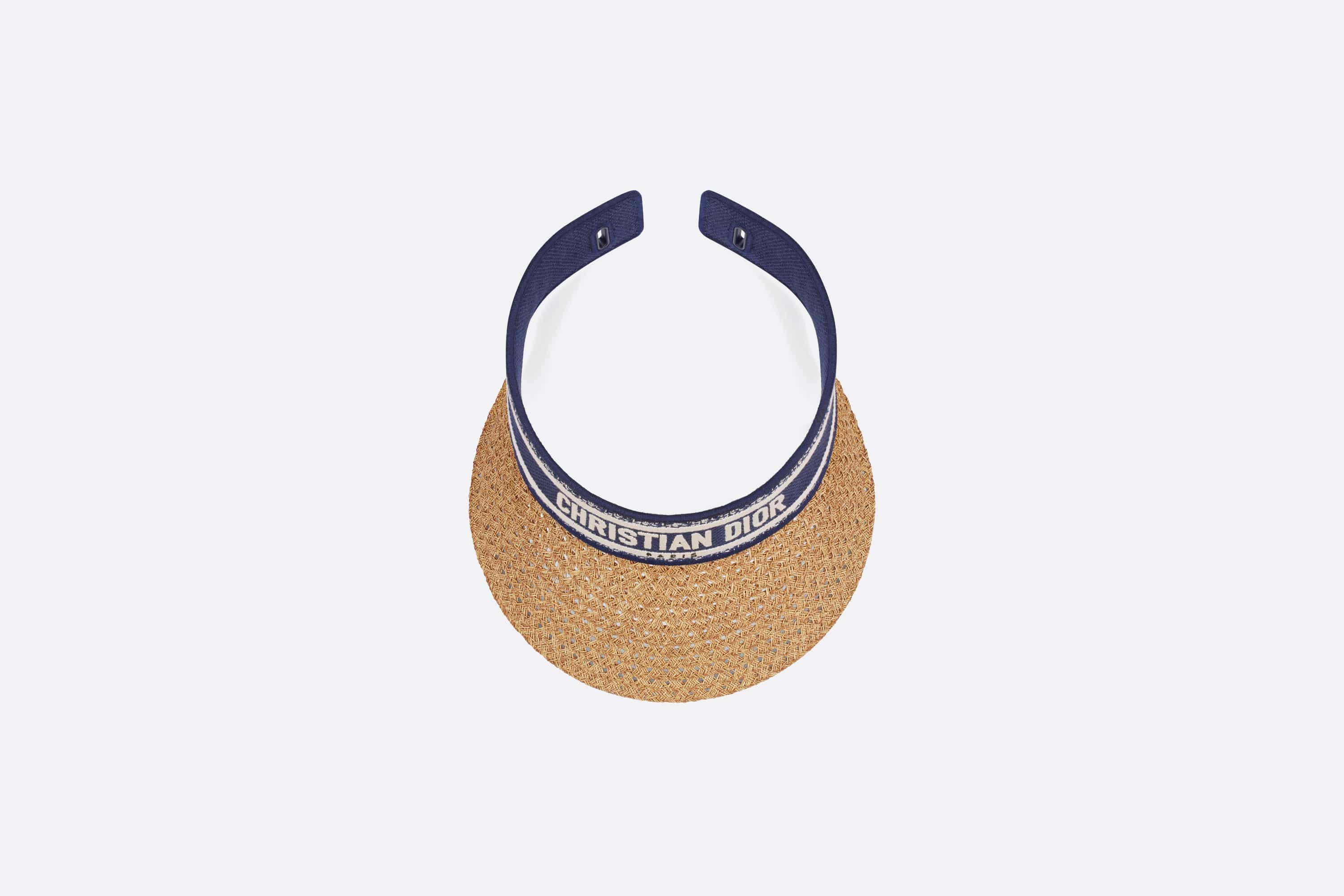 DIOR ディオリヴィエラ D-オーシャンバイザー（ミッツァ付き） Dior D-Ocean Visor with Mitzah | REVERSIBLE