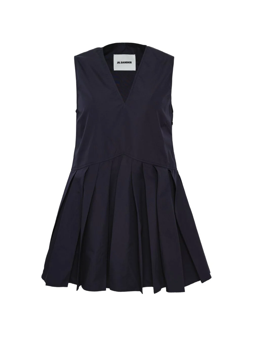 V-neck cotton blouse - 1