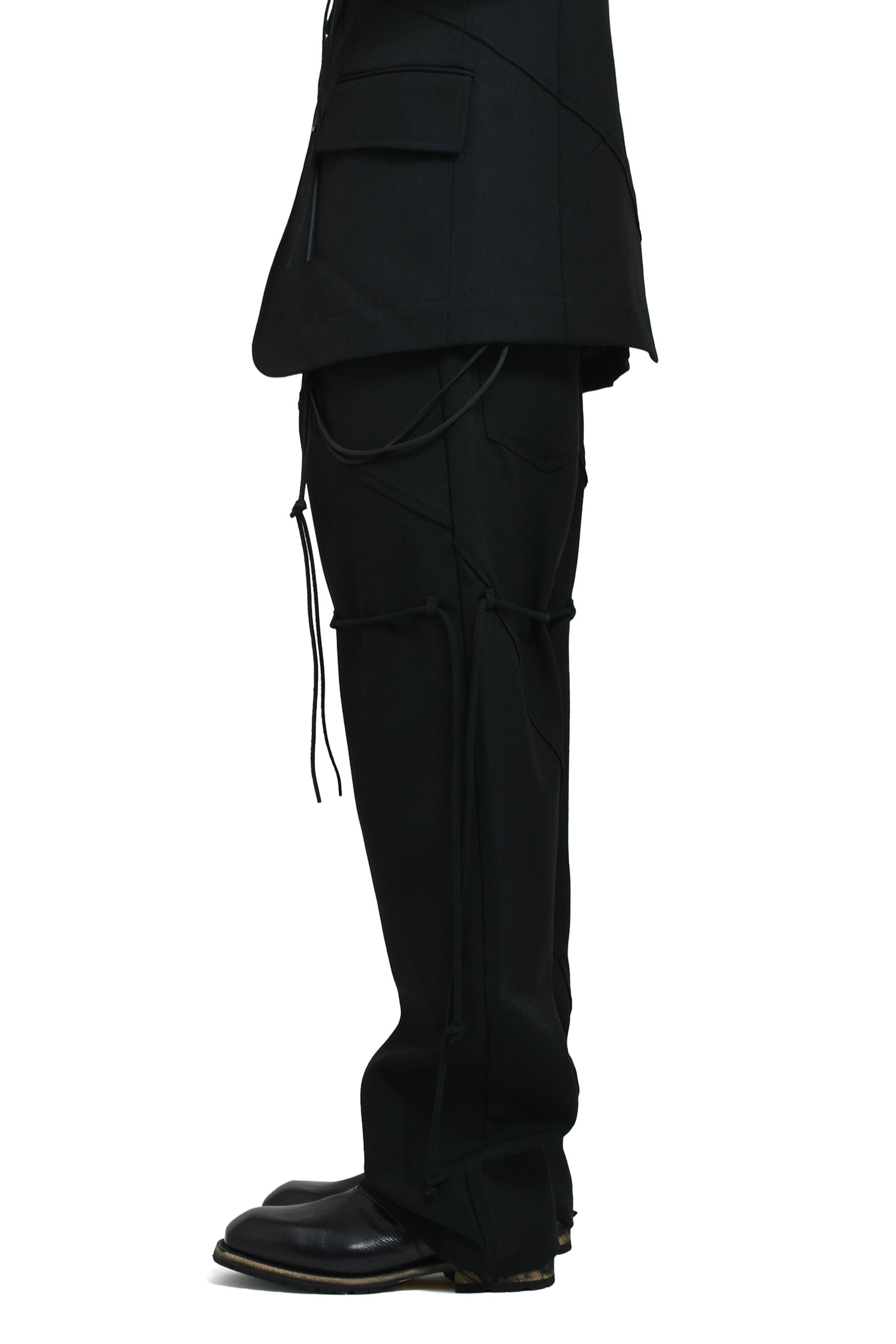 "SLASH" DRESS PANT / BLK - 3
