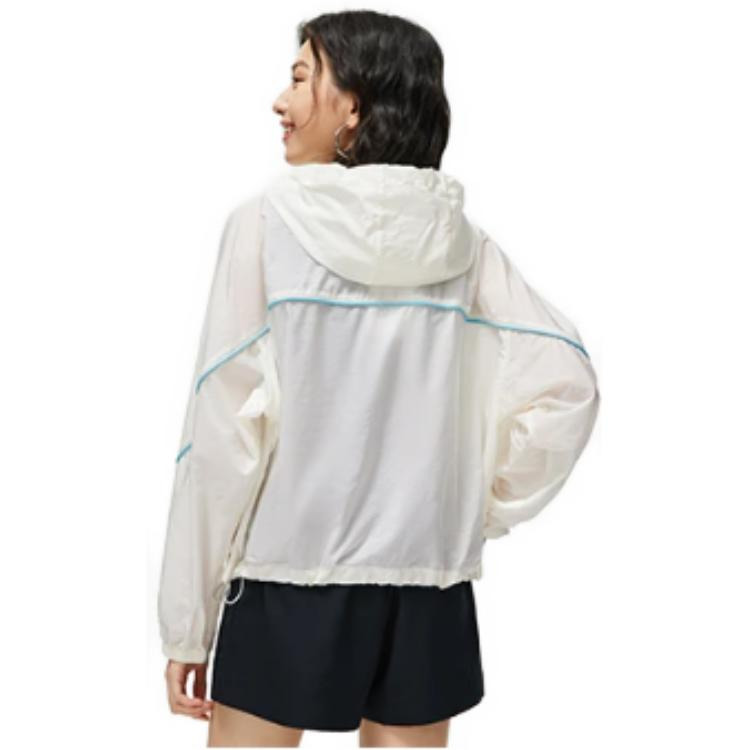 (WMNS) Li-Ning Athletics Sportswear Jacket 'White' AFDT434-6 - 5