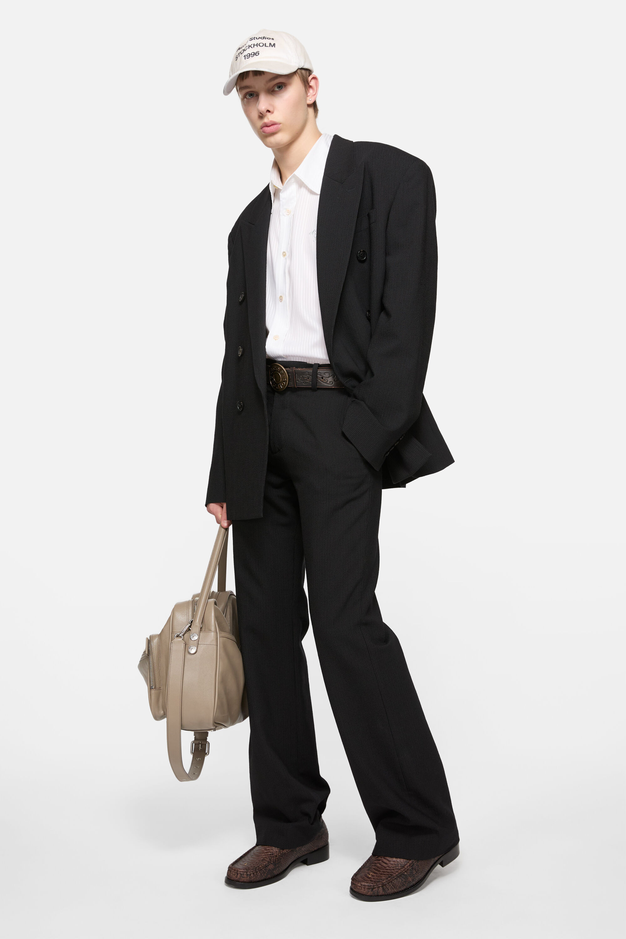 Relaxed fit suit jacket - Black - 2