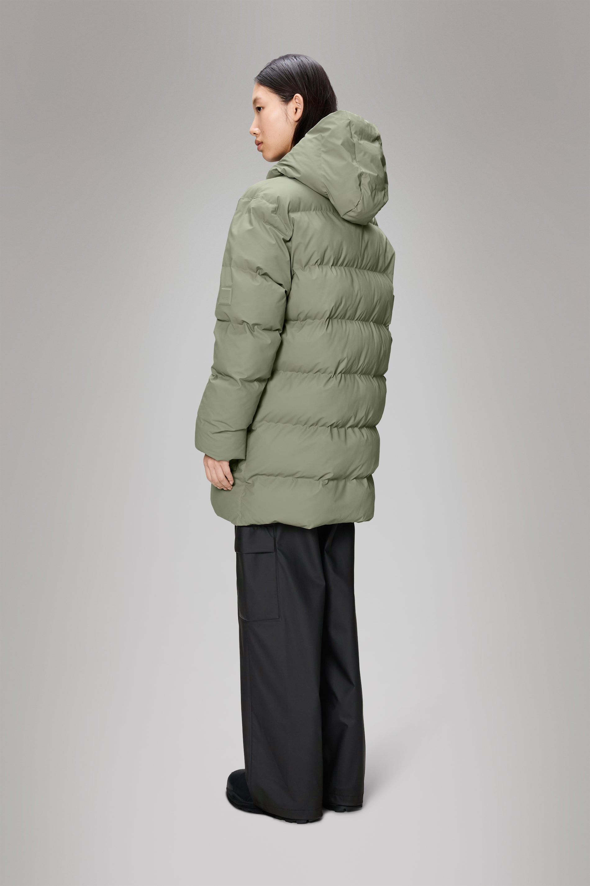 Alta Long Puffer Cargo Jacket - 3
