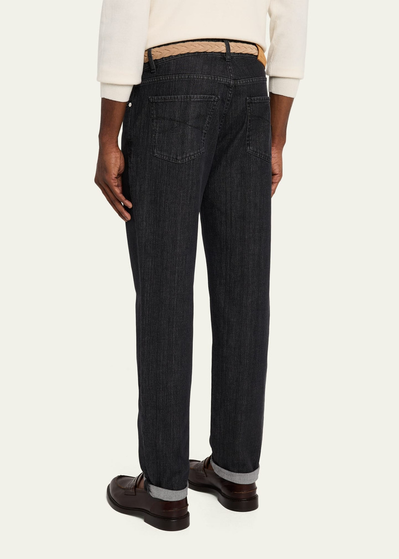 Brunello Cucinelli Men's Traditional Fit Five-Pocket Jeans outlook