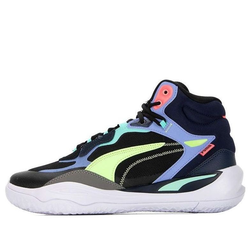 PUMA Playmaker Pro Mid 'Black Multicolor' 377902-07 - 1