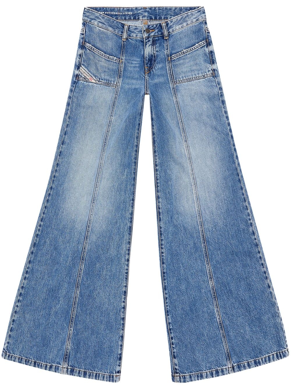 D-Akki mid-rise bootcut-jeans - 1