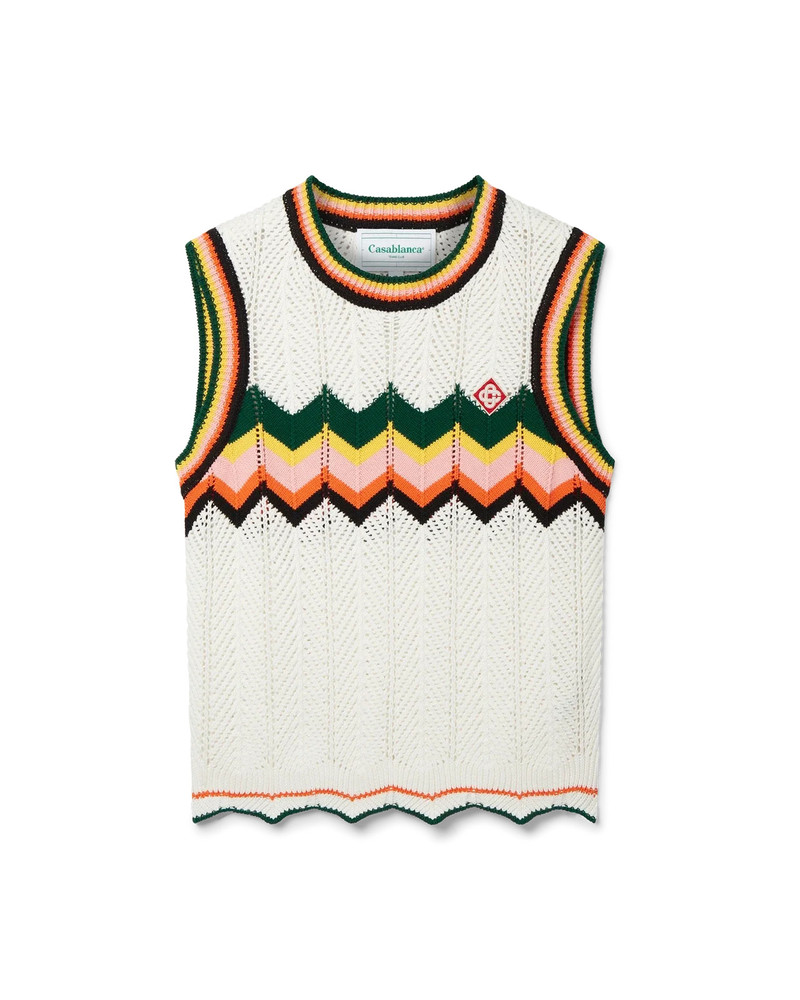 Chevron Lace Vest 1