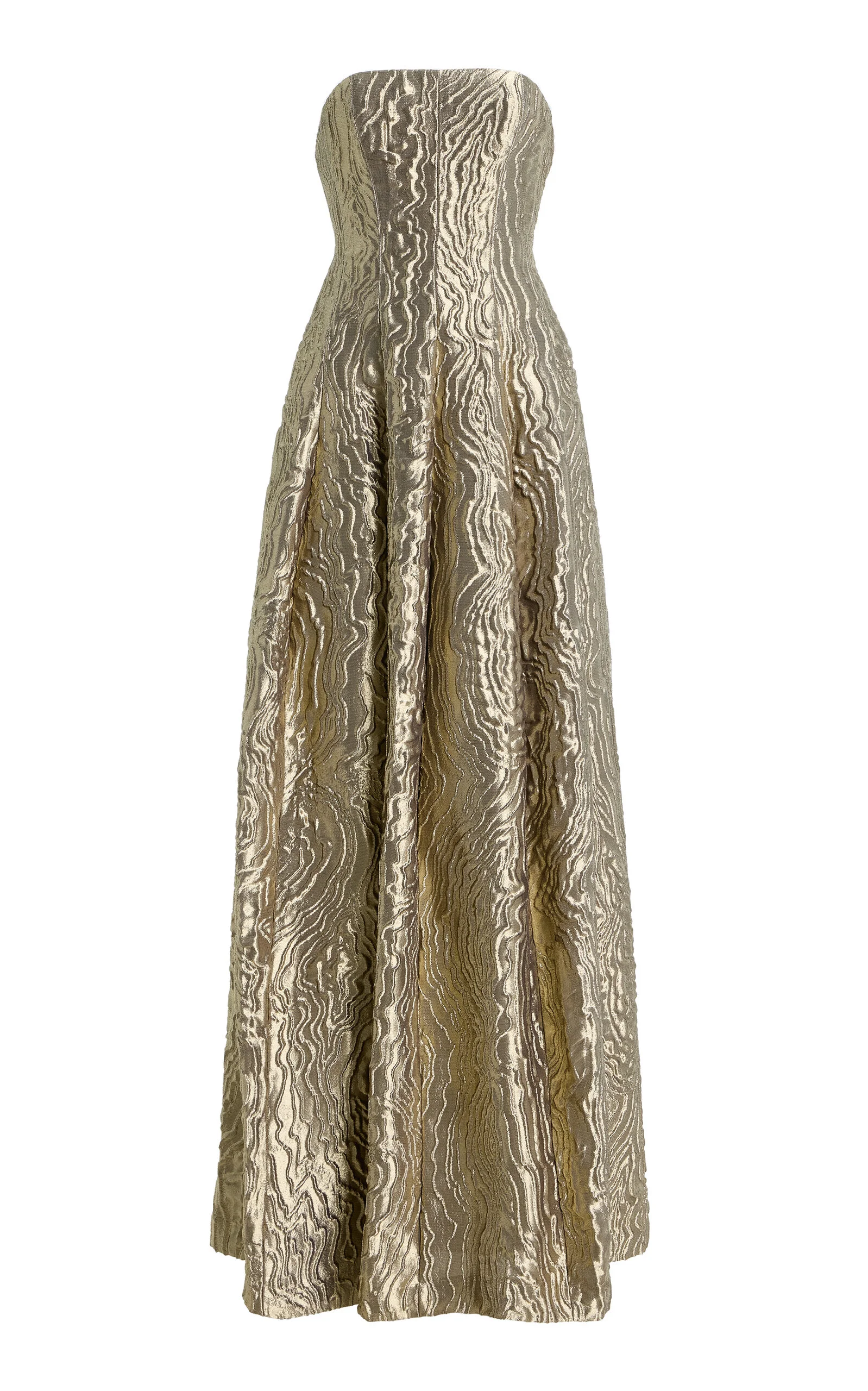 Celeste Pleated Organza Gown - 1