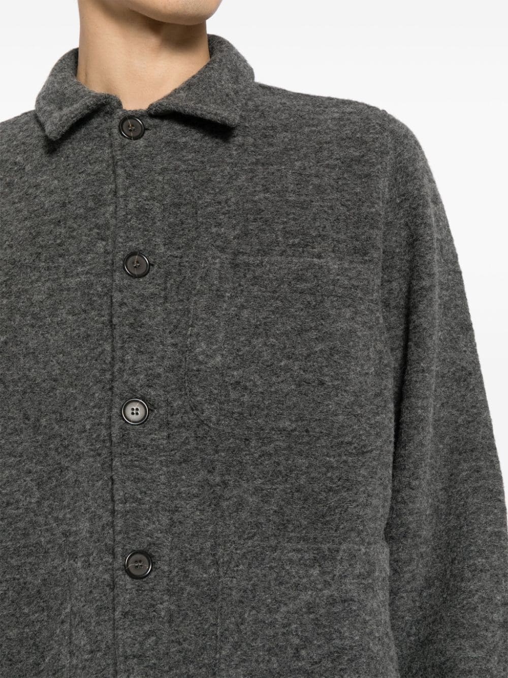 fleece field jacket - 5