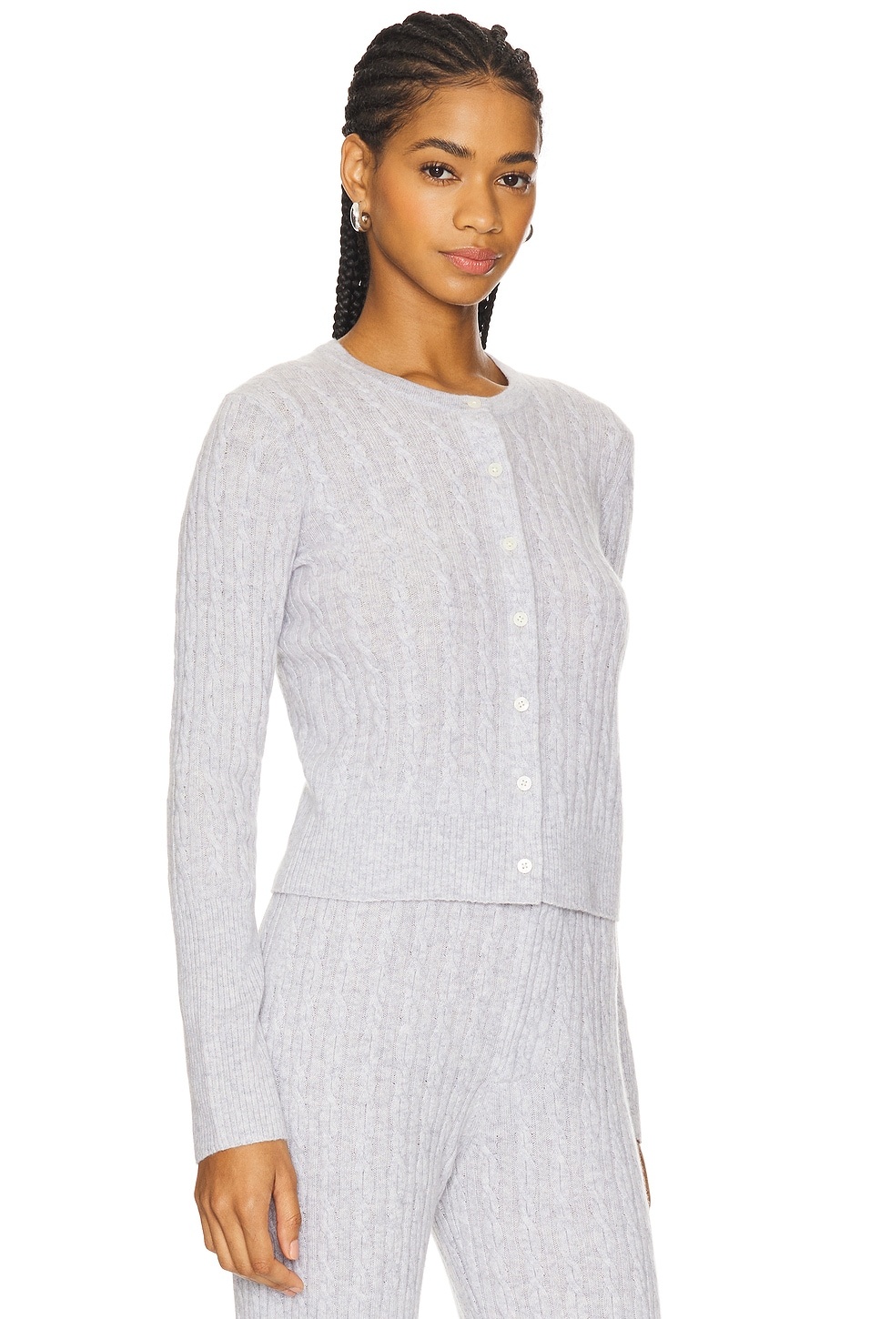 Jane Cable Cashmere Cardigan - 2