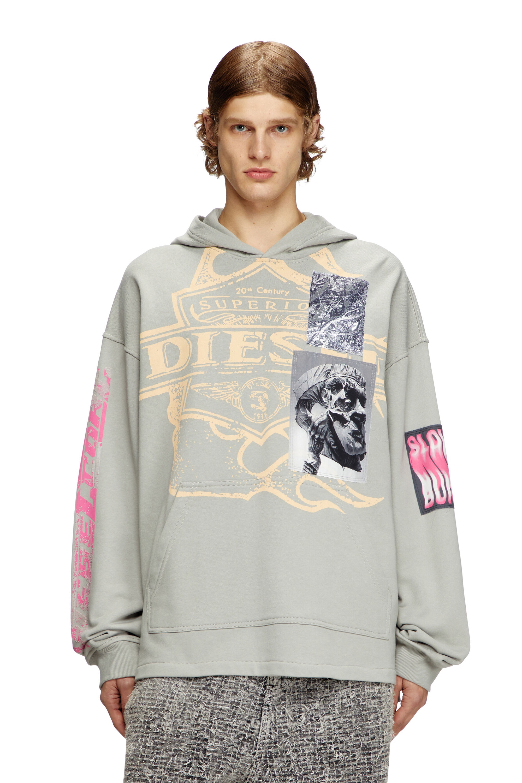 DIESEL★S-Baxt-R1 パーカー Diesel S-BAXT-HOOD-R1 | REVERSIBLE